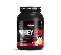 Fire Nutrition - Whey PRO 908 gr (2 LB) Vainilla - 100% Concentrado de Suero - Whey Protein - Proteina de Suero de Leche - Recuperacion Muscular