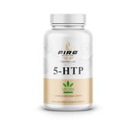 Fire Pharm - 5-HTP 60 Cápsulas Veganas - Extracto Seco de Griffonia - 100 mg por Cápsula - Mayor Relajación, Combate la Ansiedad y Mejora el Estado de Ánimo - con Magnesio y Vitamina B6