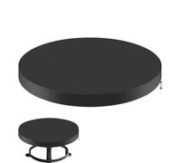 Fire Pit Cover, Oxford Waterproof Protector, UV-Resistant Outdoor Shield, Heavy-Duty Grill Furniture Cover, Weatherproof Accessories for Yard, Garden, Patio, Picnic, 39.37x4.33 inches