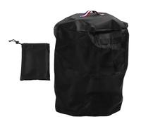 Fire Pit Cover Round Weather - Proof | Full Coverage Outdoor Fireplace Cover with Vent & Handle | Particle - Proof & Tear Strong for Patio / Deck / Backyard