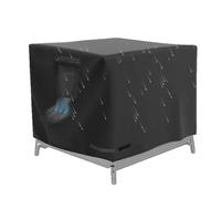 Fire Pit Cover Square - Paño impermeable 77x77x64cm | 30 pulgadas Portable Fire Pit Table Cover Dustproof Outdoor Shield Protective Covēr| For Patio Porch Camping Garden Yard interior al aire libre