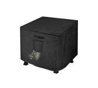 Fire Pit Cover, Waterproof Shelter Square, 32.28 x 32.28 x 24.02in Weather-Resistant Material, Secure Adjustable Fit, Heavy Duty Equipment for Outdoor Deck Balcony Garden and Patio