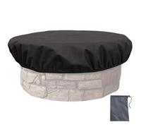 Fire Pit Replacement Cover - Waterproof Patio Fire Pit Protector, All Weather Outdoor Fireplace Cover, Durable 600D FabricCover, Wind Rain Dust Resistant Garden Heating Equipment Protection Use