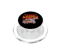 Fire Rescue Firefighter Fire Truck Driver For Dad Men PopSockets PopGrip para MagSafe