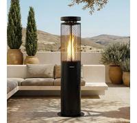 FIRE ROUND PELLET HEATER - Estufa De Exterior 17.5 KW De Pellets Sin Humo Negro