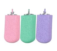 Fire Safe en la Jaula de pájaros con Tue - Juguetes de Ejercicio de Resina de Percha Kingfisher, 3X de Peso Ligero - Juguetes de Papel, reservas de Mascotas de Bucle de Paw Bucle, Accesorios de Jaula