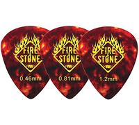 Fire Stone Púa Plectrum/Pick Mix Celuloide, 351 Forma, 0,81 mm, concha, 12 uds