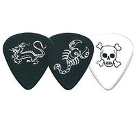 Fire Stone Púa Plectrum/Pick Monster, 351 Forma, Calavera, blanco, 0,81 mm, 12 uds