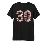 Fire Truck, 30th Birthday Kids, 30 Years Old Firefighter Camiseta Premium
