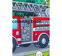 Fire truck coloring book