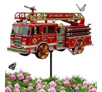 Fire Truck Ground Spinner - Kids Outdoor Toy for Riding | Durable Vehicle with Rotating Base, Safe Grip Handles, Interactive Play for Backyard, Park, and Playground Adventures