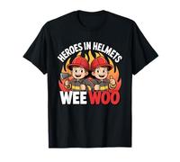 Fire Truck Rescue Enthusiast Firefighter Squad Wee Woo Camiseta