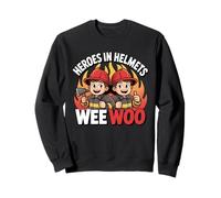 Fire Truck Rescue Enthusiast Firefighter Squad Wee Woo Sudadera