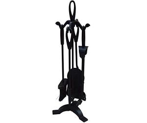 Fire Vida Buxton Companion Set de Metal, Negro, 5 Piezas