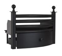 Fire Vida Rejilla de Fuego, Metal, Negro, 41 x 31 x 30 cm