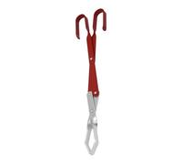 Fire Wood Tongs - Aluminum, Charcoal Grabber Reverse Grip Design | Heat-Resistant Secure Handling Of Firewood Charcoal, BBQ Tongs For Fireplace, Barbacoa Grill, Camping, Wood Stove, Outdoor Cooking