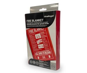 FireAngel 1 Manta ignífuga de 1 m para Cocina, hogar, Caravana, Caravana, Accesorios de Seguridad, con Cubierta Dura y fácil de Limpiar