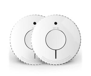 FireAngel Detector de Humo óptico para casa - Alarma de Incendios para el hogar - Batería de 10 años - Botón de Prueba y Silencio - Recambio para ST-622/ST-620 - Pack de Dos