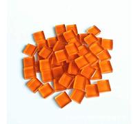 FireAngels Mosaico de material artesanal, microvidrio, pequeño mosaico de bricolaje, pasatiempos, niños, hecho a mano, sin cristal, piedra, material artesanal, creatividad, 300 g (naranja)