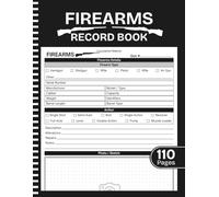 Firearms Record Book: A Record Keeping Log for Gun Owners to Track Firearm Details, Acquisition and Disposition, Maintenance, Repairs, and Collection History | Large Print 8.5" x 11" Inches, 110 pages