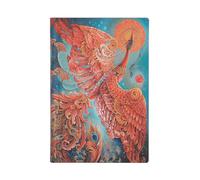 Paperblanks – Cuaderno mini lineado Firebird (Birds of Happiness) – Tapa flexible, 80 g/m²