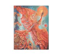 Firebird (Birds of Happiness) Ultra Unlined Journal: Flexi softcover, 100 gsm, ribbon marker, memento pouch, book edge printing, no closure