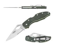 Firebird GANZO F759MS-GR Cuchillo Plegable de Bolsillo Hoja de Acero 440C 75 mm Mango Antideslizante con Clip Camping Caza Pesca Cuchillo de Bolsillo al Aire Libre 67g (Verde)