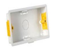 Fireclass FC470DLB Caja Dry Line. Dimensiones: 146 x 85 x 38mm.