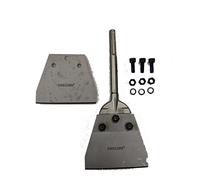 Firecore Cincel de Espátula SDS-Max con Cuchilla de Repuesto, Cincel Plano SDS Max Anchode 140 × 320 mm, Apto para Renovación y Demolición de Suelos, Apto para Martillos Eléctricos