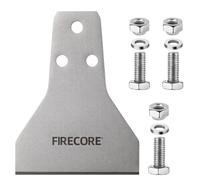 Firecore Cuchilla de Repuesto, Raspador de Piso, Cincel de Espátula SDS PLUS 100MM de Ancho, Compatible Con SDS Plus FS23412