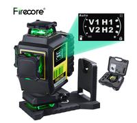 FIRECORE F95T-4G 16 líneas 4D nivel láser verde 360 6600mAh batería de iones de litio Control remoto autonivelante soporte en L integrado F95T-4G