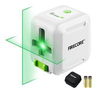 Firecore G20 Mini nivel láser de líneas cruzadas, pequeño nivel láser verde autonivelante para bricolaje, máquina láser de línea con bolsa de tela portátil y 2 pilas AA--G20