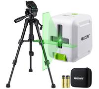 Firecore G20 Nivel Laser Autonivelante en Cruz, Nivel Laser con Trípode Alcance de 30 m, IP54 Lazer Verde Ideal para DIY, Decoracion,Herramienta De Nivelación