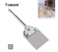 FIRECORE-rascador de suelo con cincel SDS Plus, juego fino de azulejos de 4 pulgadas de ancho, raspador de pared con cincel de escalado, funciona con martillo rotativo SDS Plus