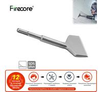 FIRECORE SDS Plus-cisel de martillo eléctrico con vástago de 3 pulgadas, broca en ángulo, cincel de azulejo plano doblado para mampostería, pared de granito, 1/2 Uds.