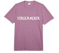 Firecracker 4 de Julio Fire Works Fan USA Summer Fun Comfort Colors Adult Heavyweight T-Shirt