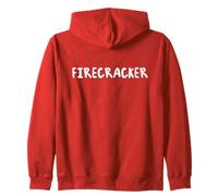 Firecracker 4 de Julio Fire Works Fan USA Summer Fun Sudadera con Capucha