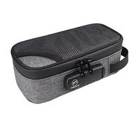 FIREDOG Bolsa a prueba de olores con cierre para almacenamiento de viaje (gris, 20,32 x 10,16 x 6,98 cm)