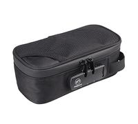 FIREDOG Bolsa a prueba de olores con cierre y forro de carbono a prueba de olores para almacenamiento de viaje (negro, 20,32 x 10,16 x 6,98 cm)