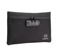 FIREDOG Bolsas a prueba de olores, bolsa a prueba de olores con cerradura para almacenamiento de viaje (9.5 x 6.5 pulgadas, negro)