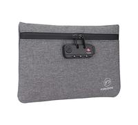 Firedog Bolsas a Prueba de olores con Cerradura de combinación para Almacenamiento de Viaje (9.5 x 6.5 Pulgadas, Gris)