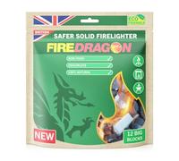 Fire Dragon (12 X 27g Tablets) Bloques sólidos para Encendedor de Fuego para Exteriores e Interiores, Todos, Transparente