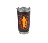 Firefighter All Equal Except The Firefighter Vaso térmico de acero inoxidable de doble pared