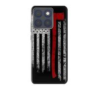 Firefighter Axe Flag Funda Carcasa Case para Motorola Edge 70