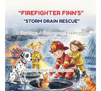 Firefighter Finn's Storm Drain Rescue: tiny kitten. A fierce storm. A team that never gives up. (new illustrated books for firefighter finn)
