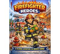 FireFighter Heroes, A Coloring Adventure for Brave Kids!