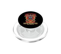 Firefighter My Job Titles Funny Fireman Firefighters Lovers PopSockets PopGrip para MagSafe
