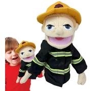 Firefighter Puppet: Juguete Educativo Suave De Felpa, Niños Jugar A La Muñeca, Figura De Personaje De Rendimiento De Narración De Cuentos, De Enseñanza Interactiva | Aprendizaje Creativo para
