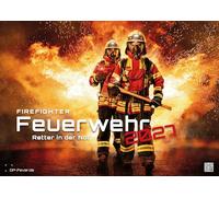 FIREFIGHTER - Retter in der Not - Feuerwehr - 2027 - Kalender DIN A2: Der Wandkalender mit den faszinierenden Feuerwehr-Motiven für das Jahr 2027 im extragroßen Format DIN A2 (ca. 60 x 42 cm)!