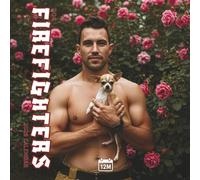 Firefighters Calendar 2026: 12-Month of a Charming Heroic Firemen and Adorable Dogs - Glossy Cover, U.S. Holidays Included.